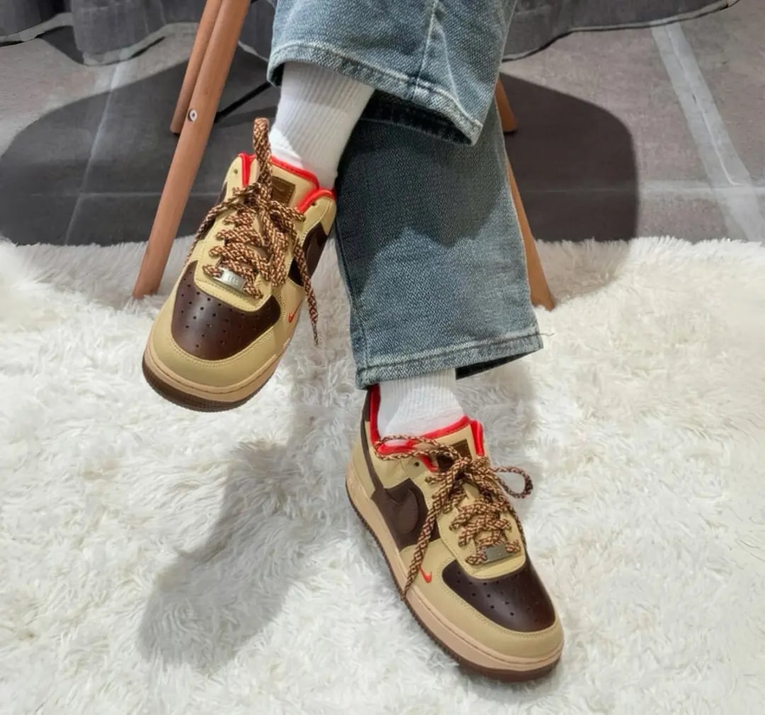 Giày Nike Air Force 1 '07 'Light British Cacao Wow' HQ3447-222 — ảnh 2