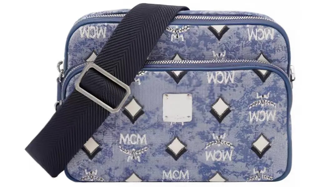 Túi MCM Aren in Vintage Jacquard 'Blue' MMRBATQ01LU001