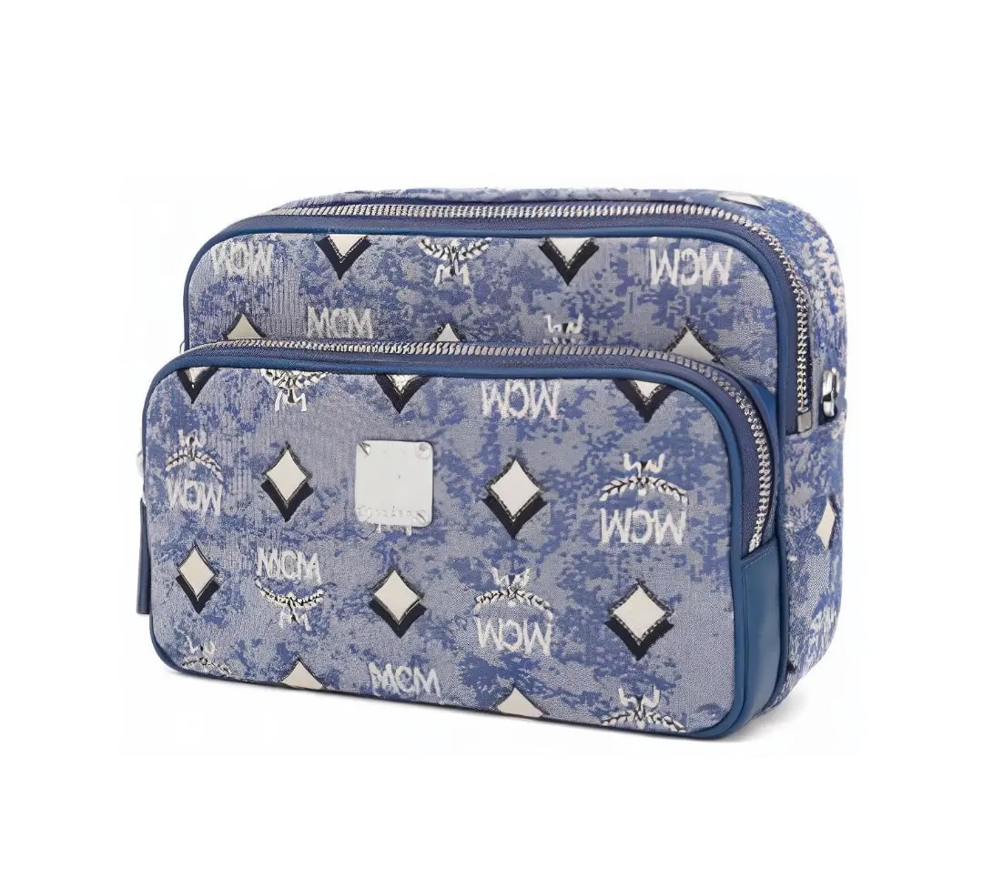 Túi MCM Aren in Vintage Jacquard 'Blue' MMRBATQ01LU001 — ảnh 3