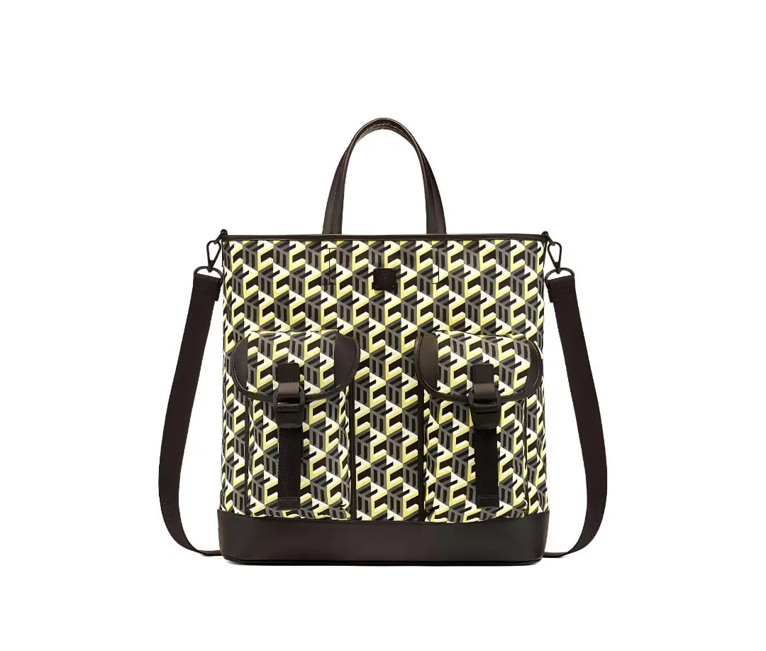 Túi MCM Klassik Tote In Cubic Monogram 'Black White' MMTCSCK01YW001 — ảnh 3