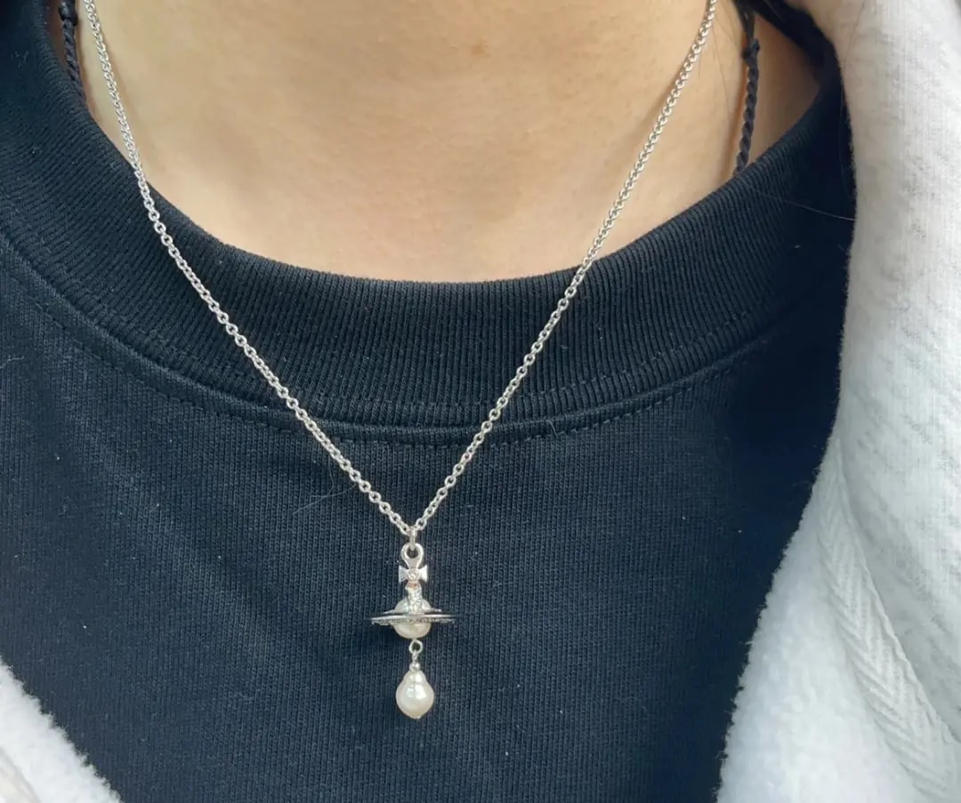 Dây Chuyền Vivienne Westwood Necklace 'Silver' 6302039302P226P226 — ảnh 2