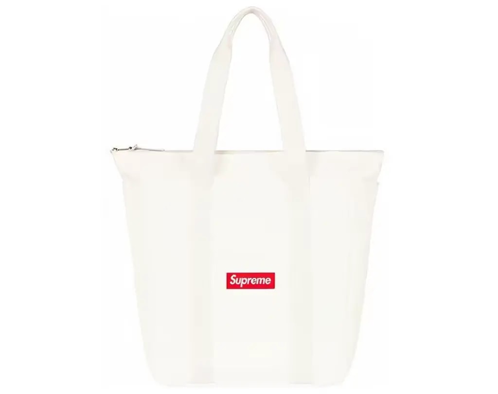 Túi Supreme Canvas Tote 'White Red' SUP-FW20-153