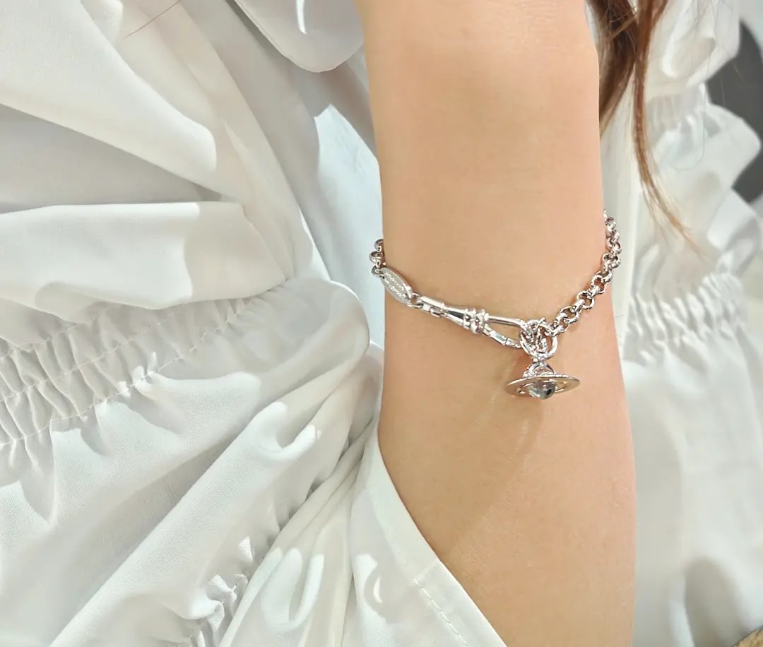 Vòng Tay Vivienne Westwood Petite Orb 'Silver' 6102005702P019P019 — ảnh 3