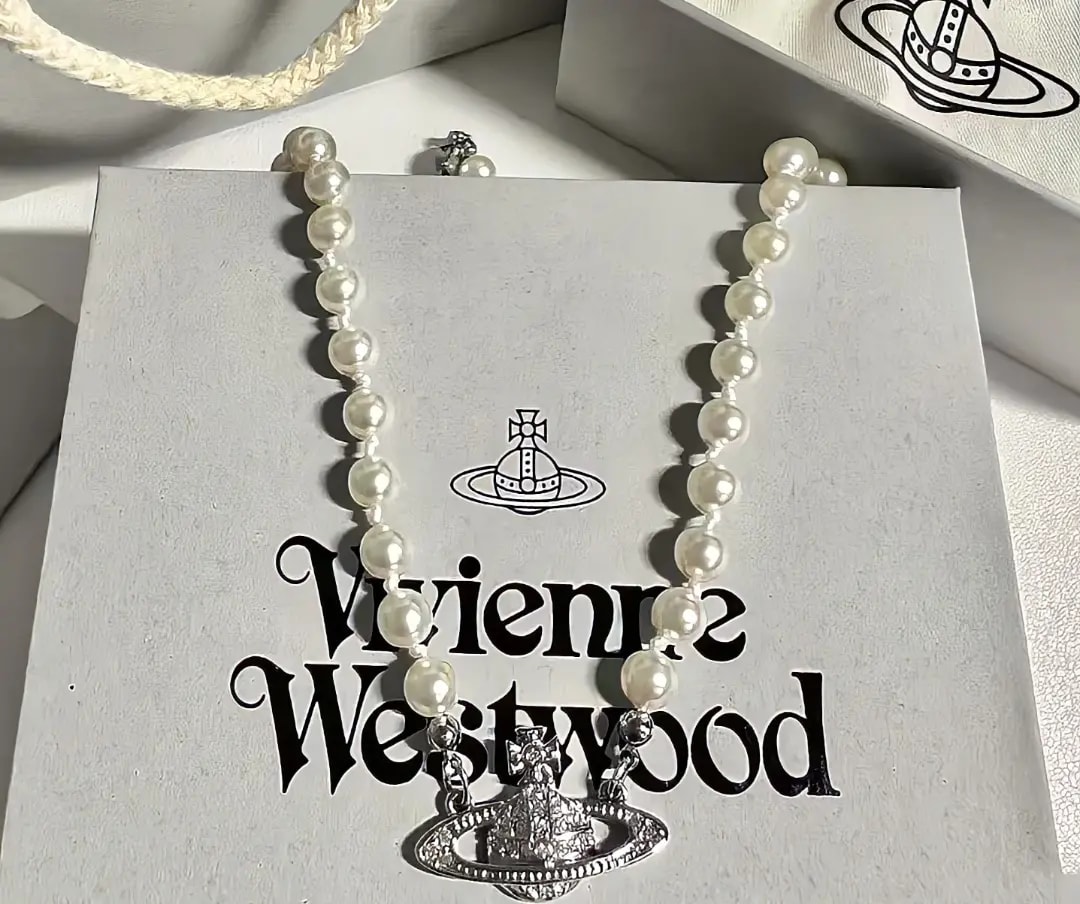 Dây Chuyền Vivienne Westwood Mini Bas Choker 'Silver' 63030006W127W127 — ảnh 3