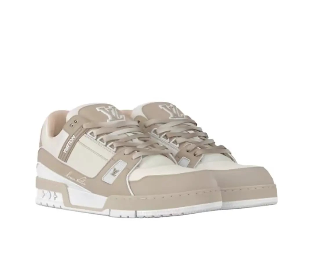 Giày Louis Vuitton Trainer Sneaker 'Beige' 1ADHF6 — ảnh 5