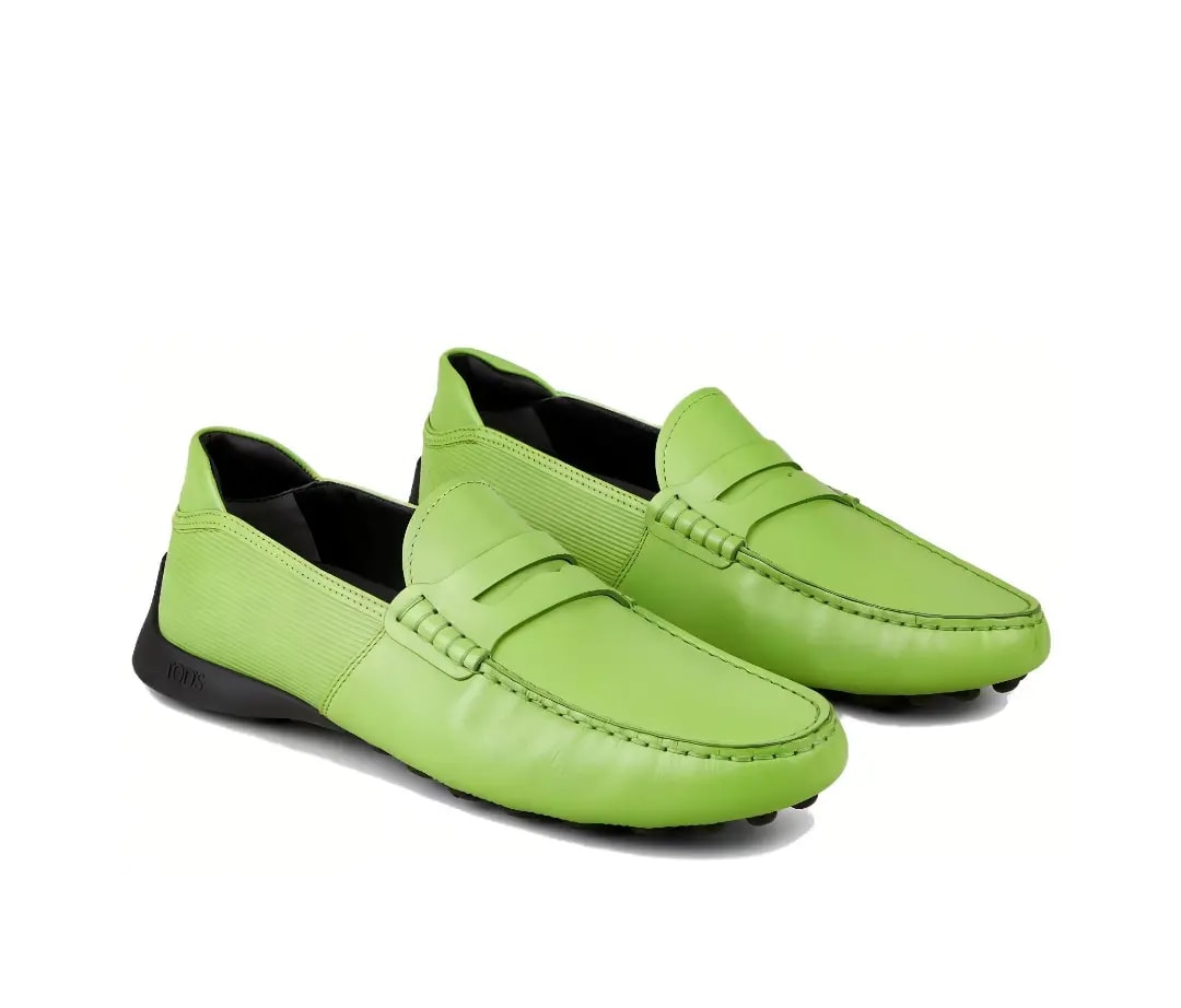 Giày Tods Loafers in Leather 'Green' Y5U86K0HL90BR0V200 — ảnh 4