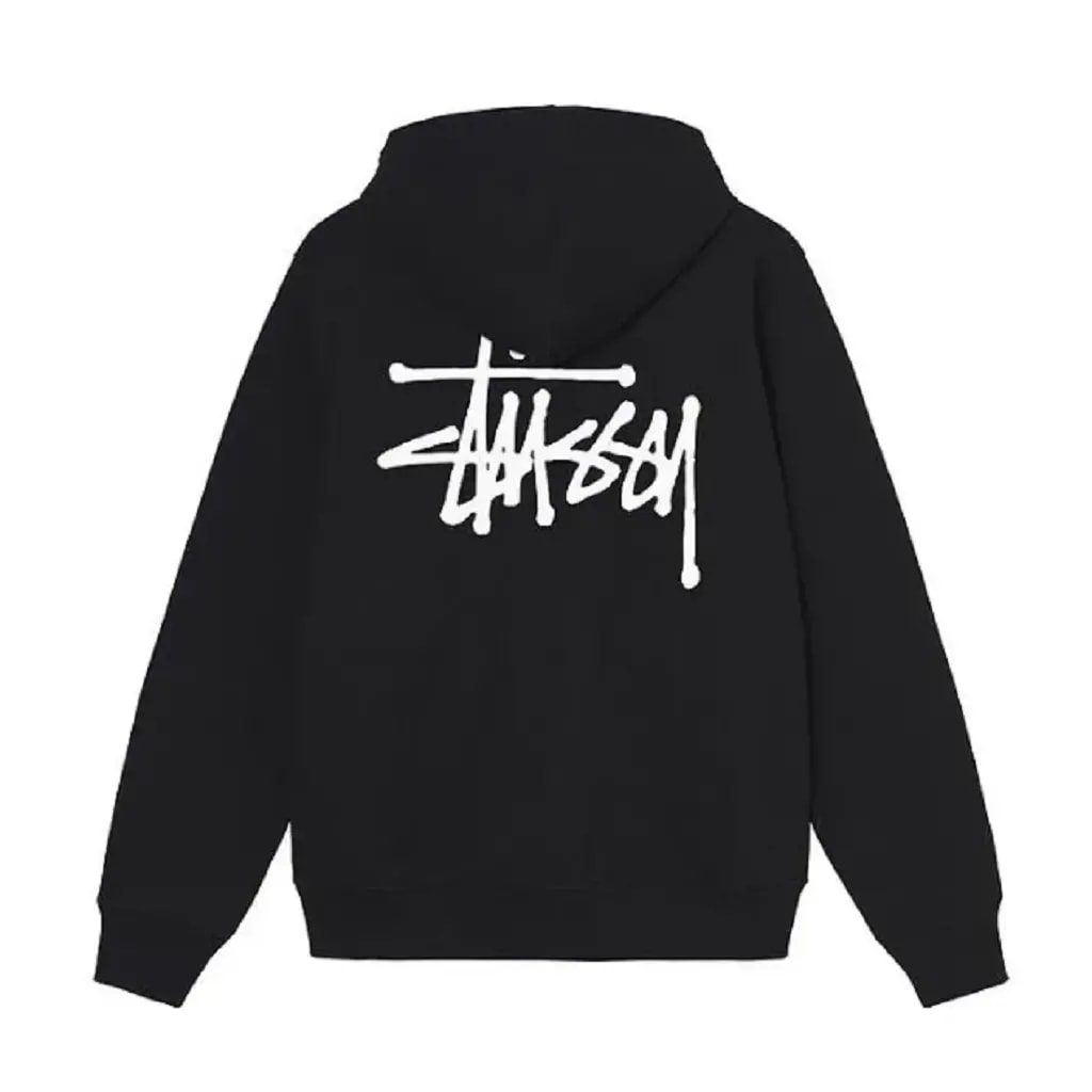 Áo Stussy Basic Stussy Hoodie 'Black' 1924870M