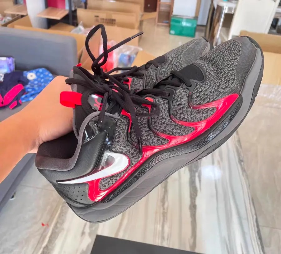 Giày Nike KD17 EP 'Black University Red' FJ9488-001 — ảnh 3