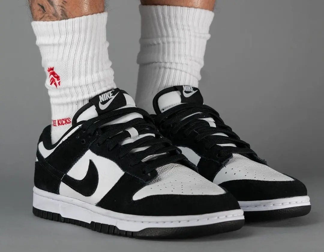Giày Nike Dunk Low Retro SE 'Suede Panda' FQ8249-100 — ảnh 2