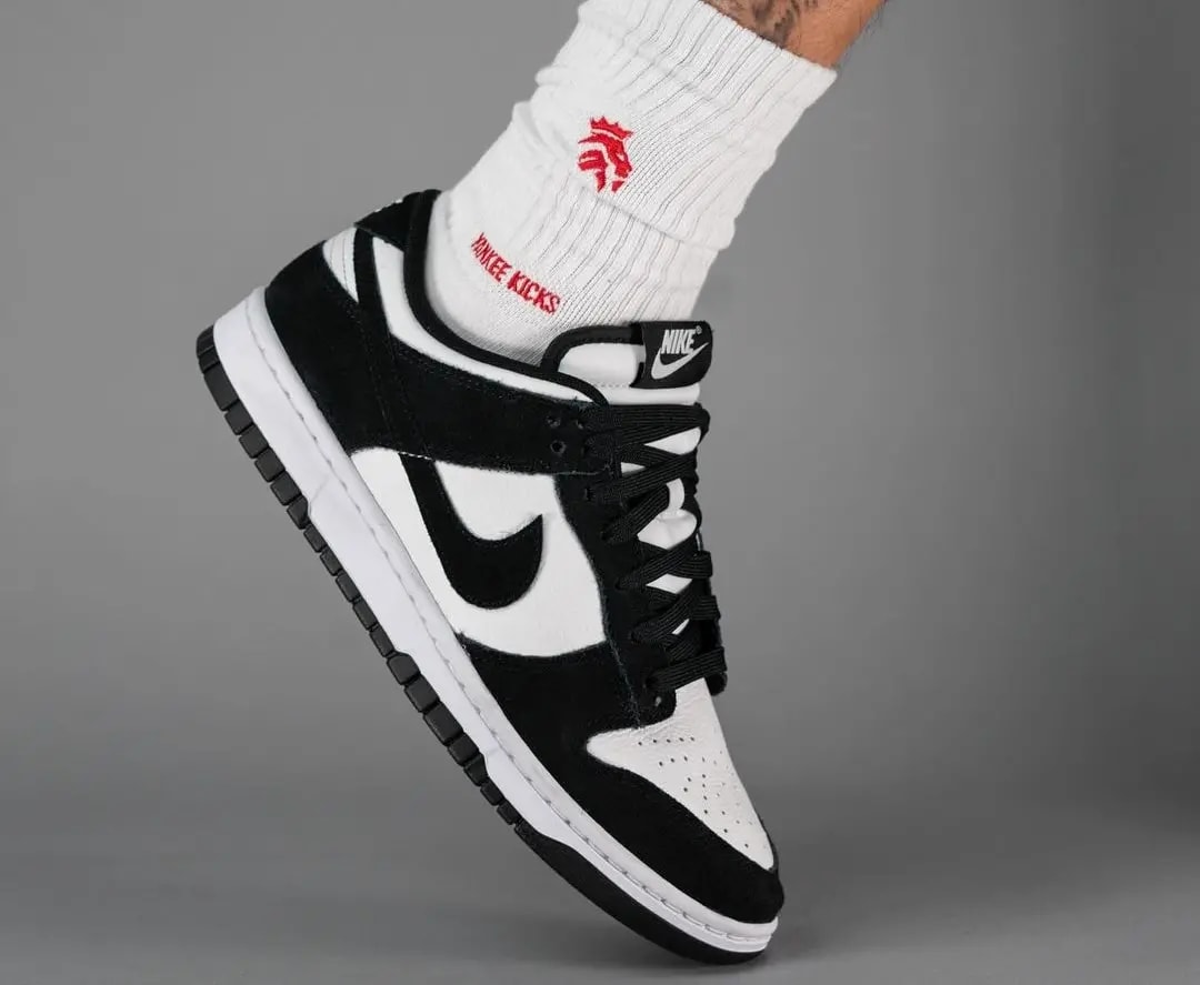 Giày Nike Dunk Low Retro SE 'Suede Panda' FQ8249-100 — ảnh 3