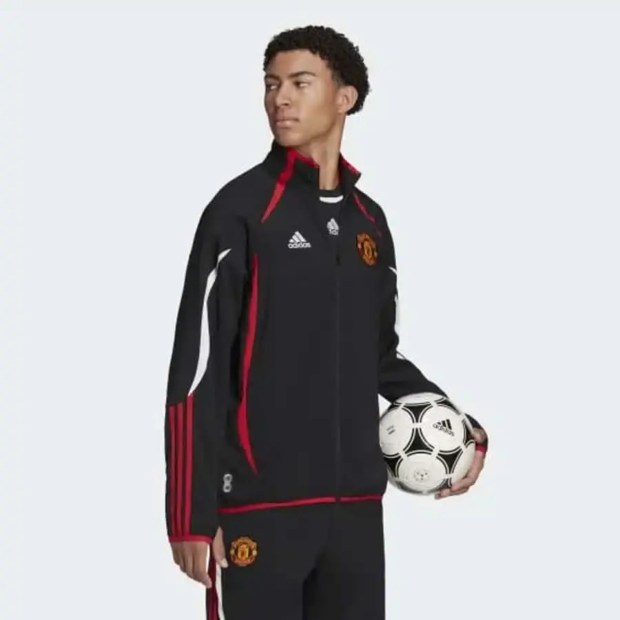 Áo Adidas Teamgeist Manchester United 'Black Red' H64069 — ảnh 3