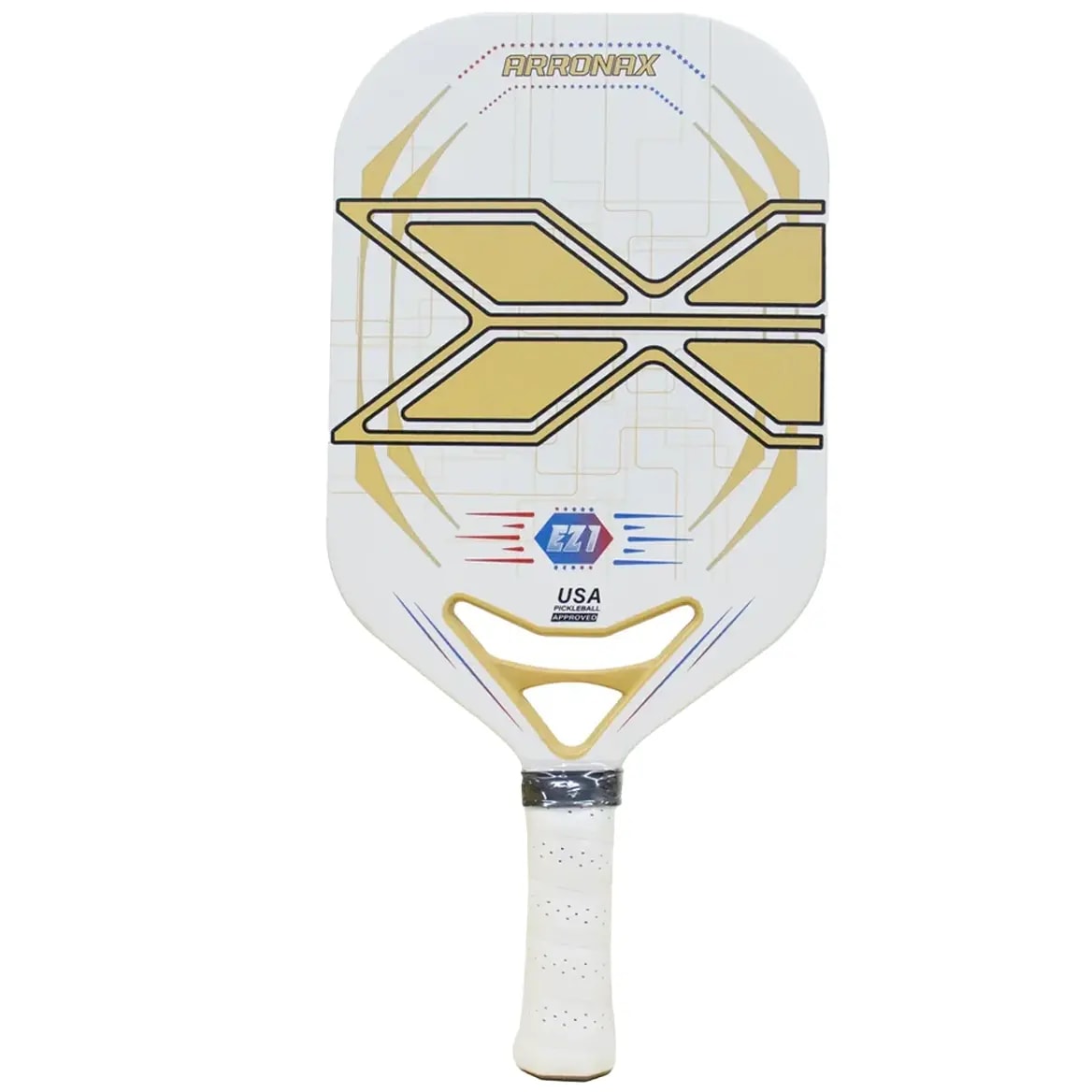 Vợt Pickleball Arronax EZ1 'White' — kich-thuoc: 13mm
