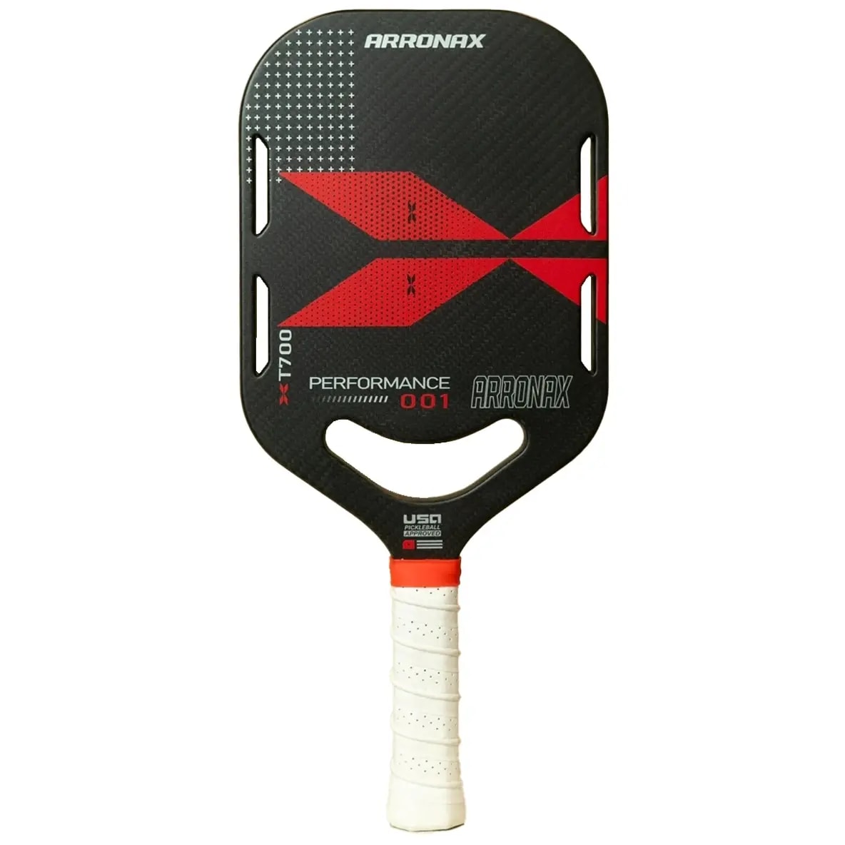 Vợt Pickleball Arronax Performance 001 T700 'Red' — kich-thuoc: 16mm