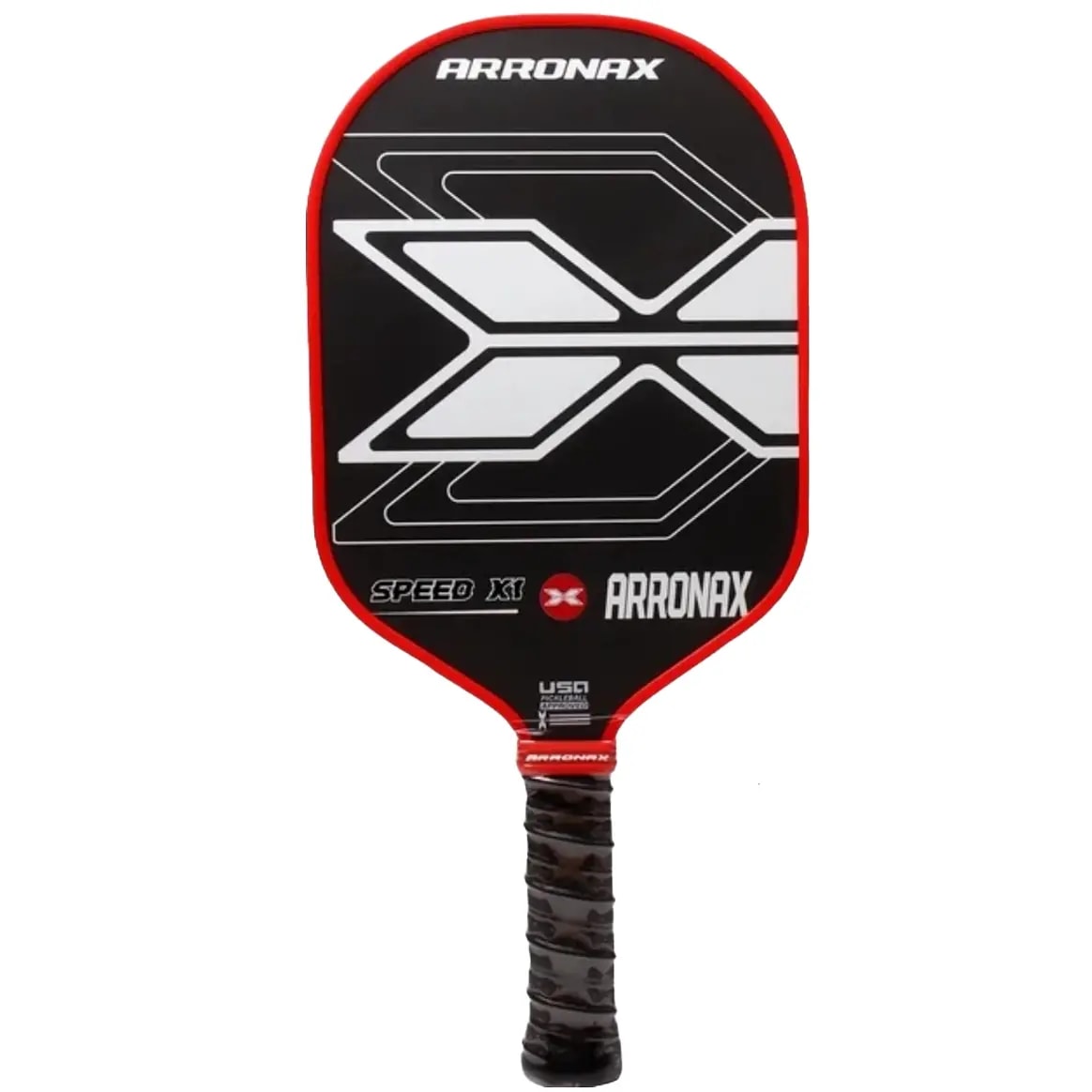 Vợt Pickleball Arronax X1 'Black White' — kich-thuoc: 16mm