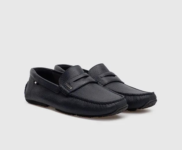 Giày Bally Pavel Leather Loafers 'Navy' 6234458 — ảnh 5
