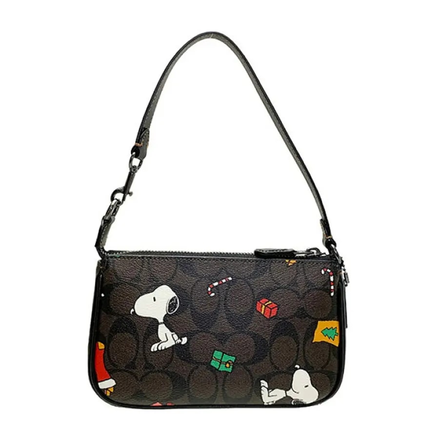 Túi Coach x Peanuts Snoopy Norita 19 Signature 'Brown' CE707-QBOSN — ảnh 4