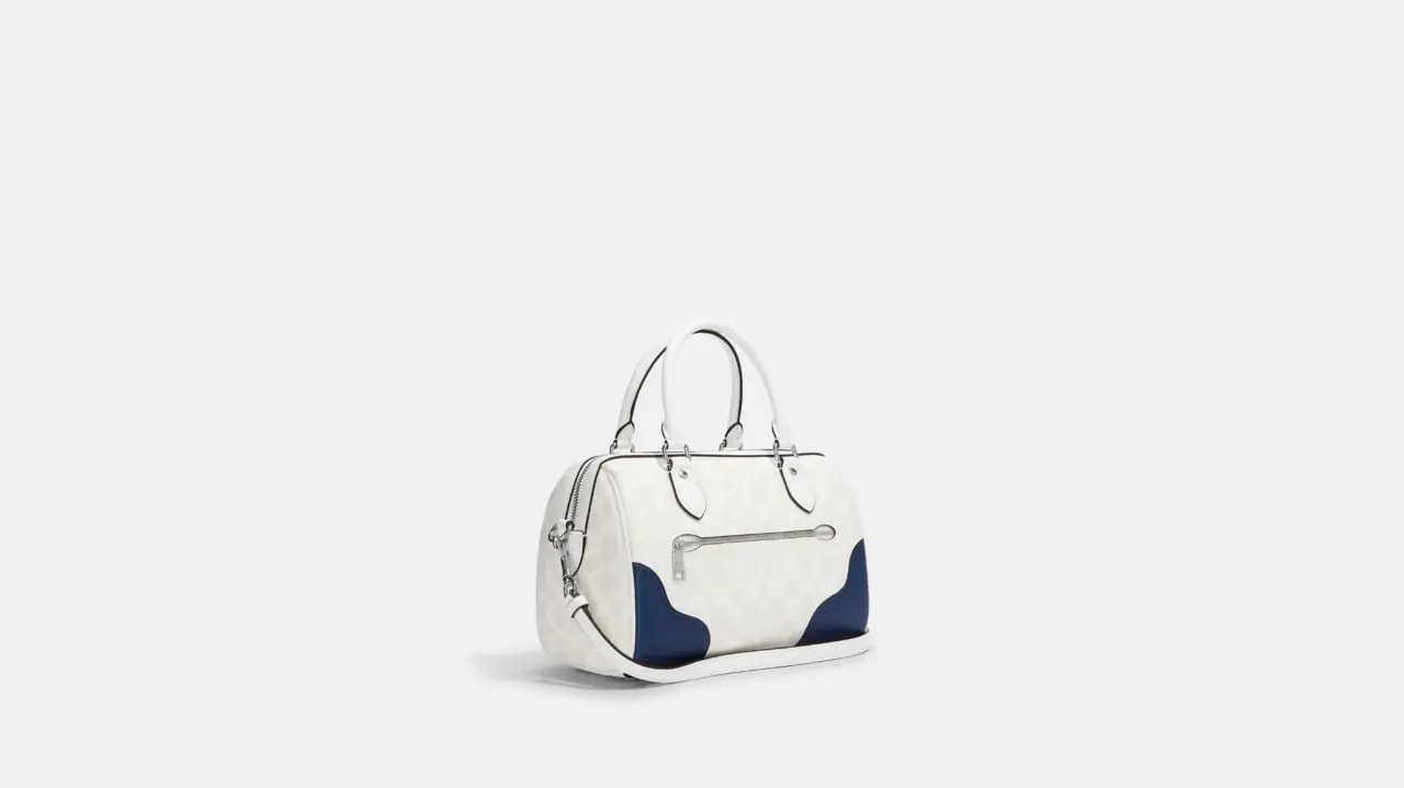 Túi Coach Rowan Satchel Signature 'White' CH168-SVVGH — ảnh 2