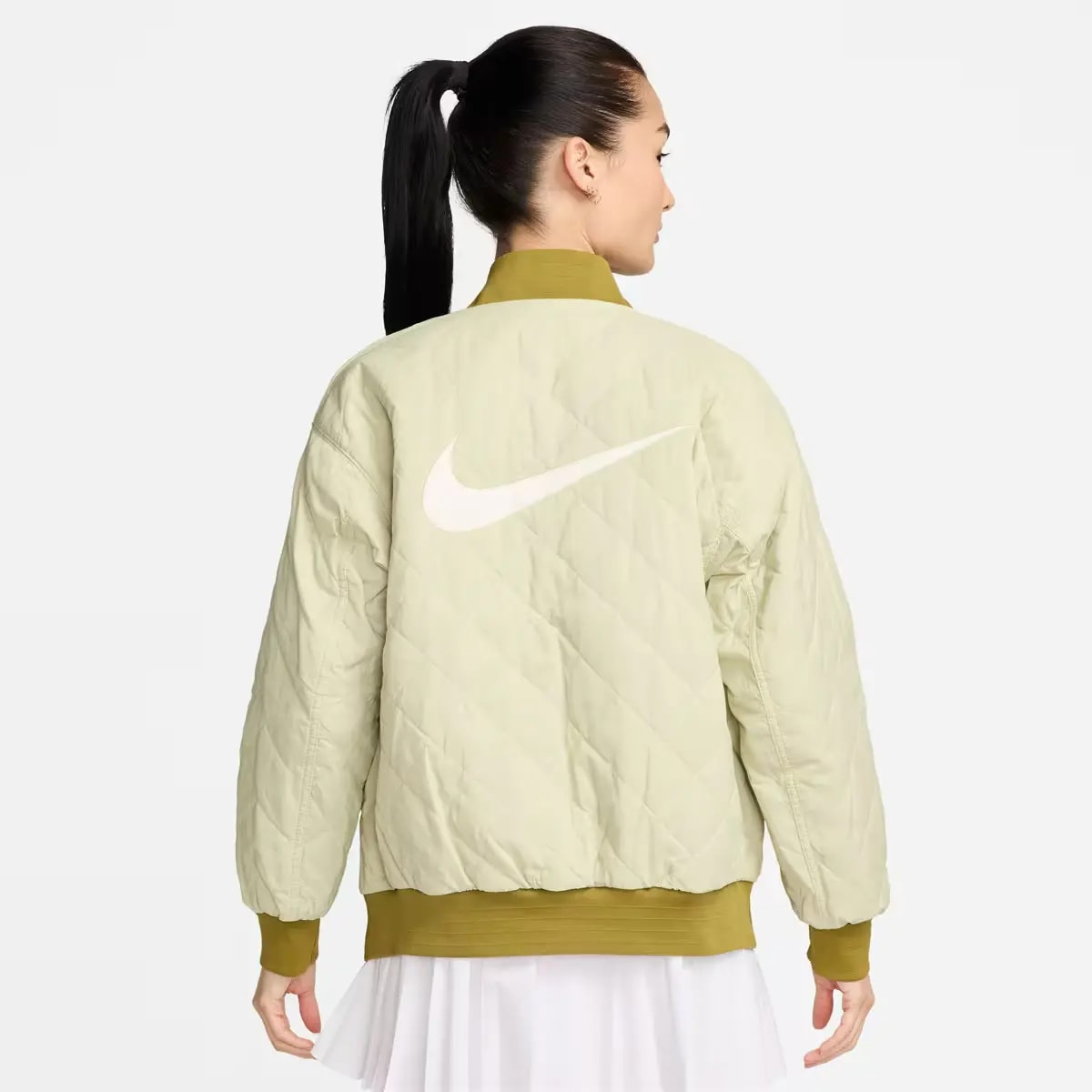 Áo Nike As W NSW VRSTY BMBR JKT 'Pacific Moss' DV7877-307 — ảnh 5