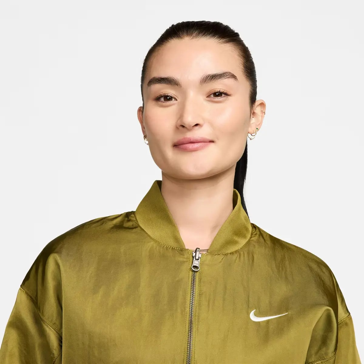 Áo Nike As W NSW VRSTY BMBR JKT 'Pacific Moss' DV7877-307 — ảnh 4