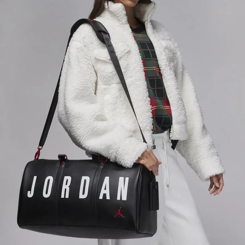 Túi Nike Jordan Jumpman Duffel Bag 'Black' HA6466-014 — ảnh 4