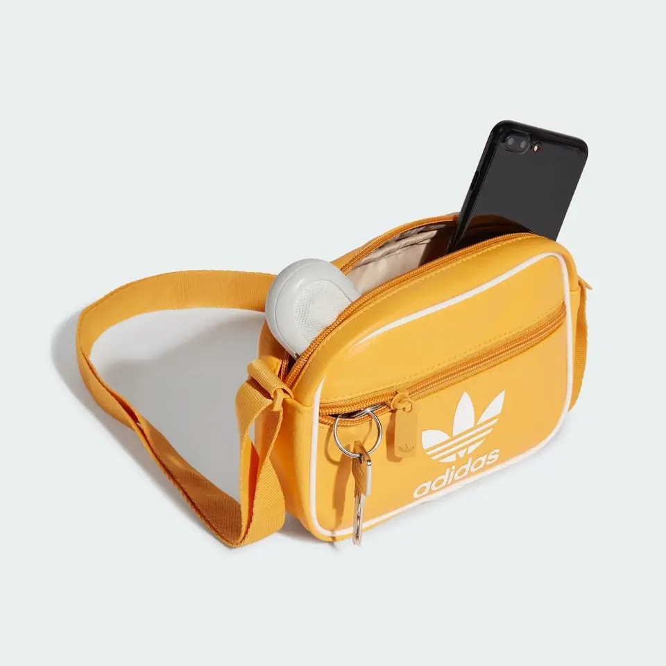 Túi Adidas Airliner Mini Classic Adicolor 'Yellow' IX7485 — ảnh 3