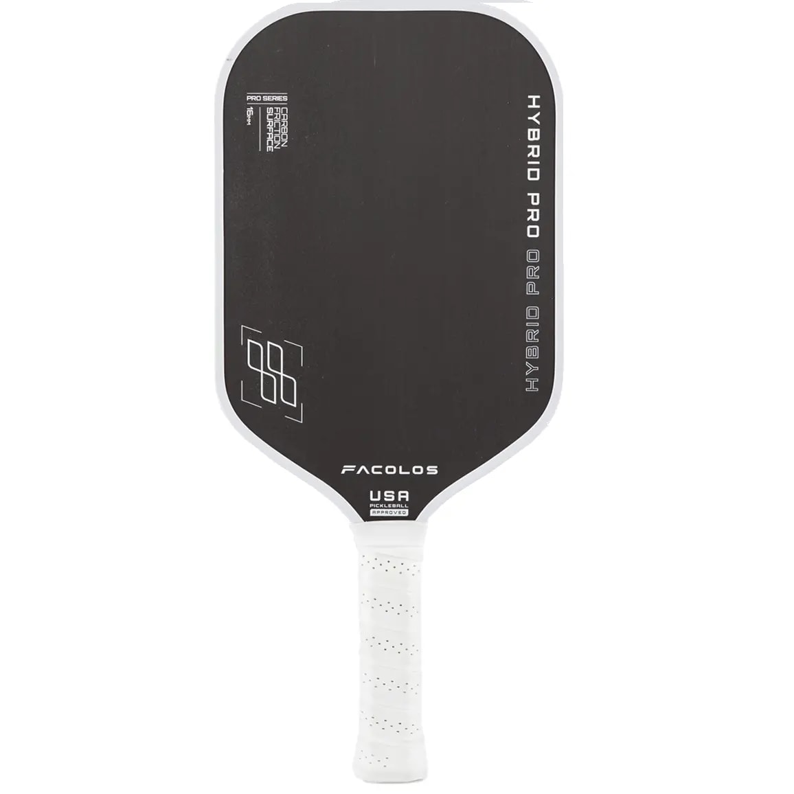 Vợt Pickleball Facolos Pro Series 'White' — kich-thuoc: 16mm