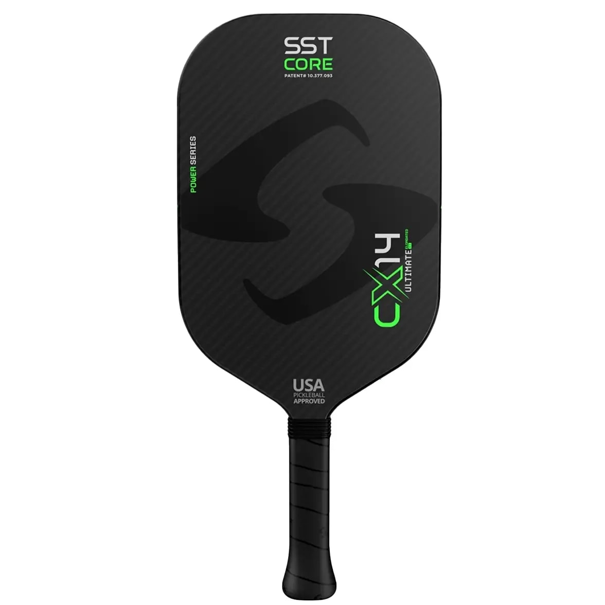 Vợt Pickleball Gearbox CX14E Ultimate Power 'Green Black' — kich-thuoc: 14mm