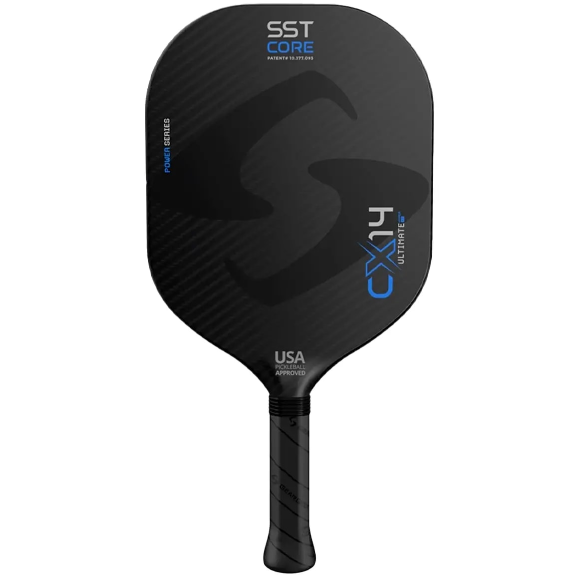 Vợt Pickleball Gearbox CX14H Ultimate Power 'Black Blue' — kich-thuoc: 14mm
