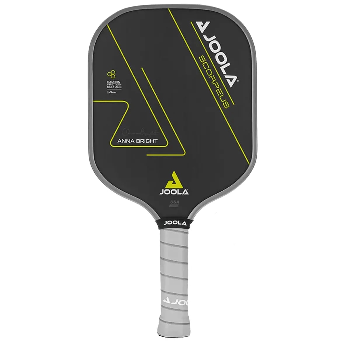 Vợt Pickleball Joola Anna Bright Scorpeus 14 'Black' — kich-thuoc: 14mm