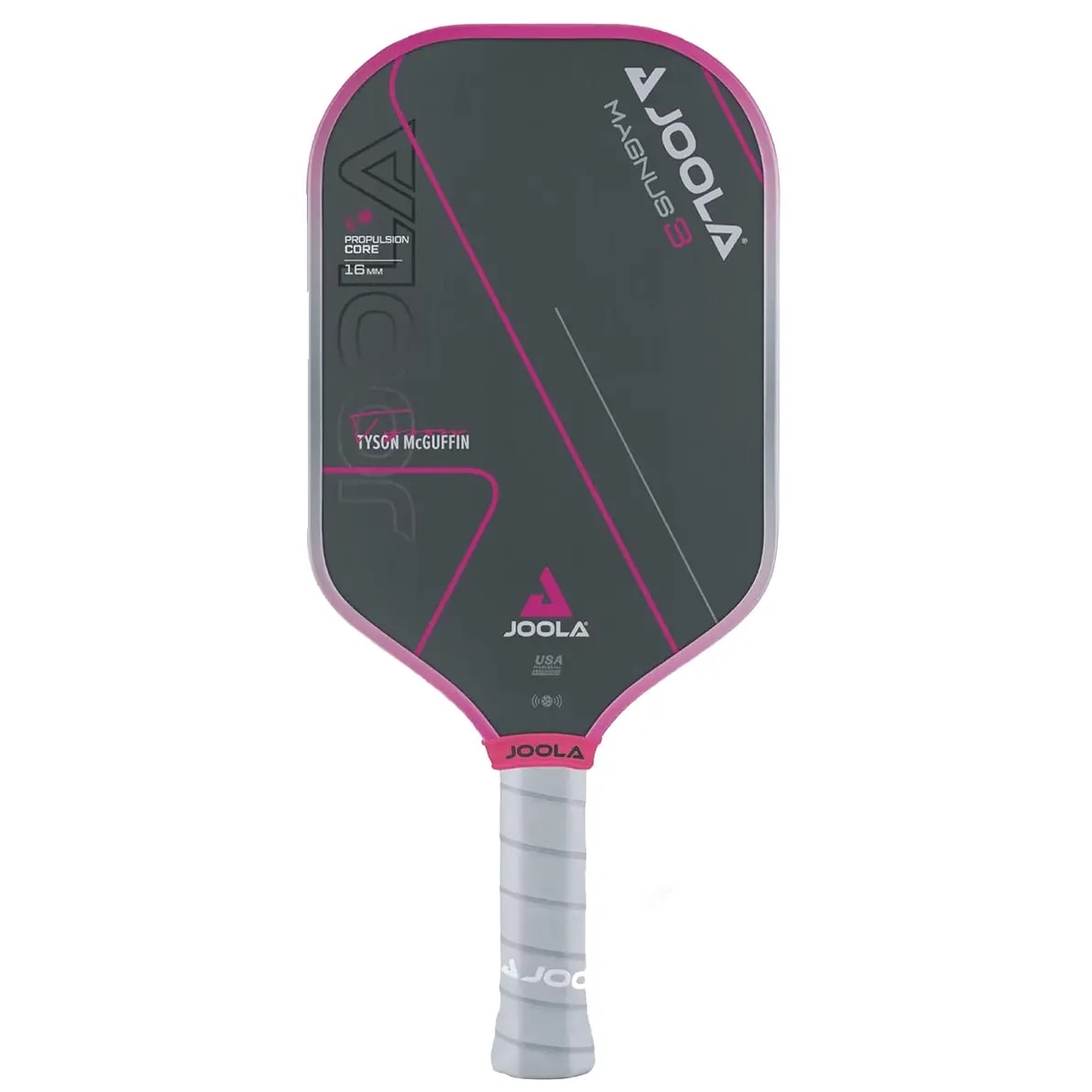 Vợt Pickleball Joola Tyson McGuffin Magnus 3 'Pink' — kich-thuoc: 16mm
