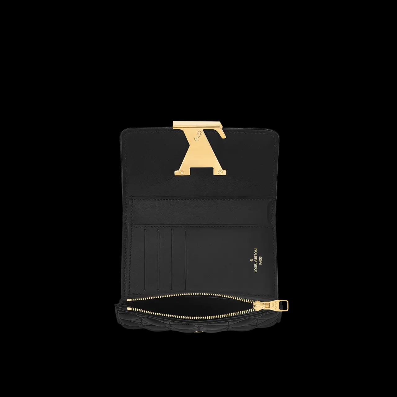 Ví Louis Vuitton Capucines Compact Maxi Wallet 'Black' M83666 — ảnh 2