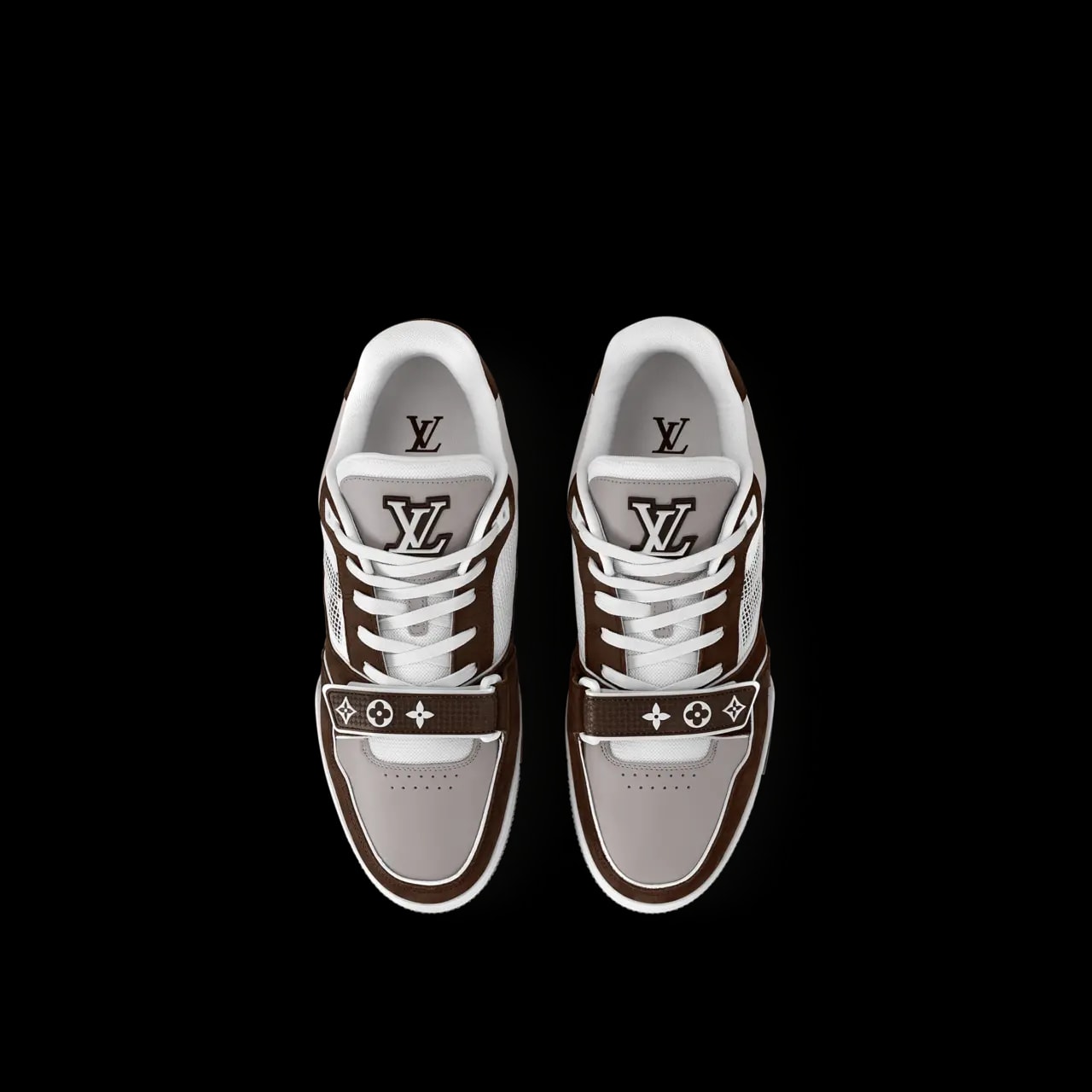 Giày Louis Vuitton LV Trainer 'Moka Brown' 1ACD7K — ảnh 4