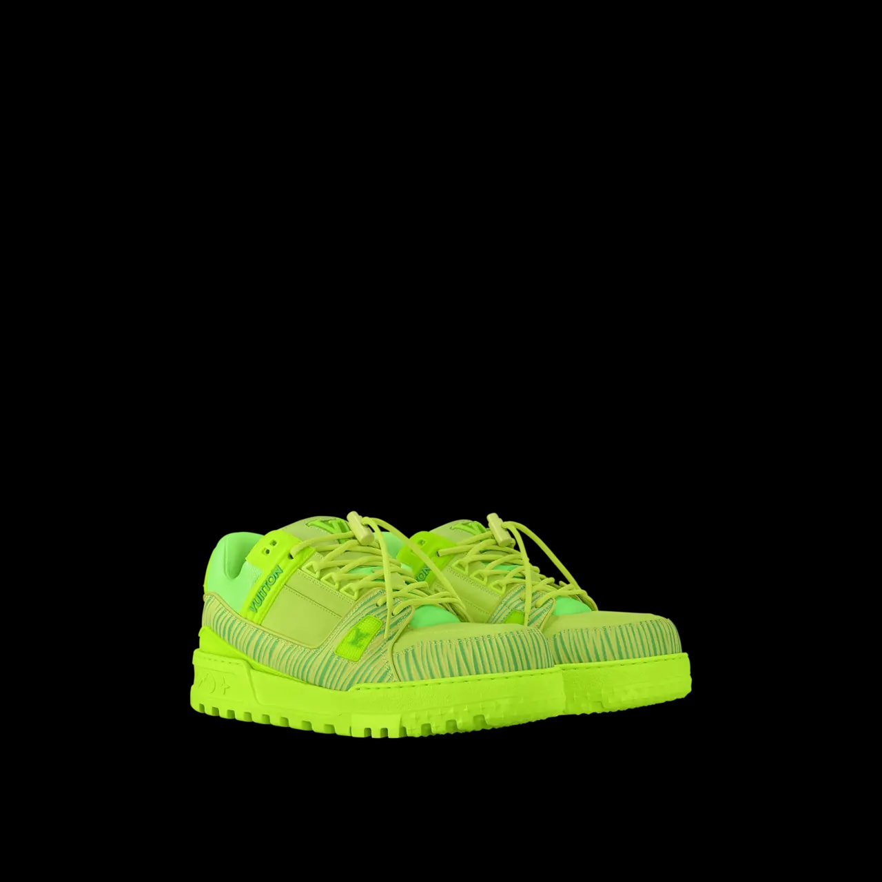 Giày Louis Vuitton LV Trainer Maxi LV x Park Seo-Bo 'Lemon' 1AD9VN — ảnh 3