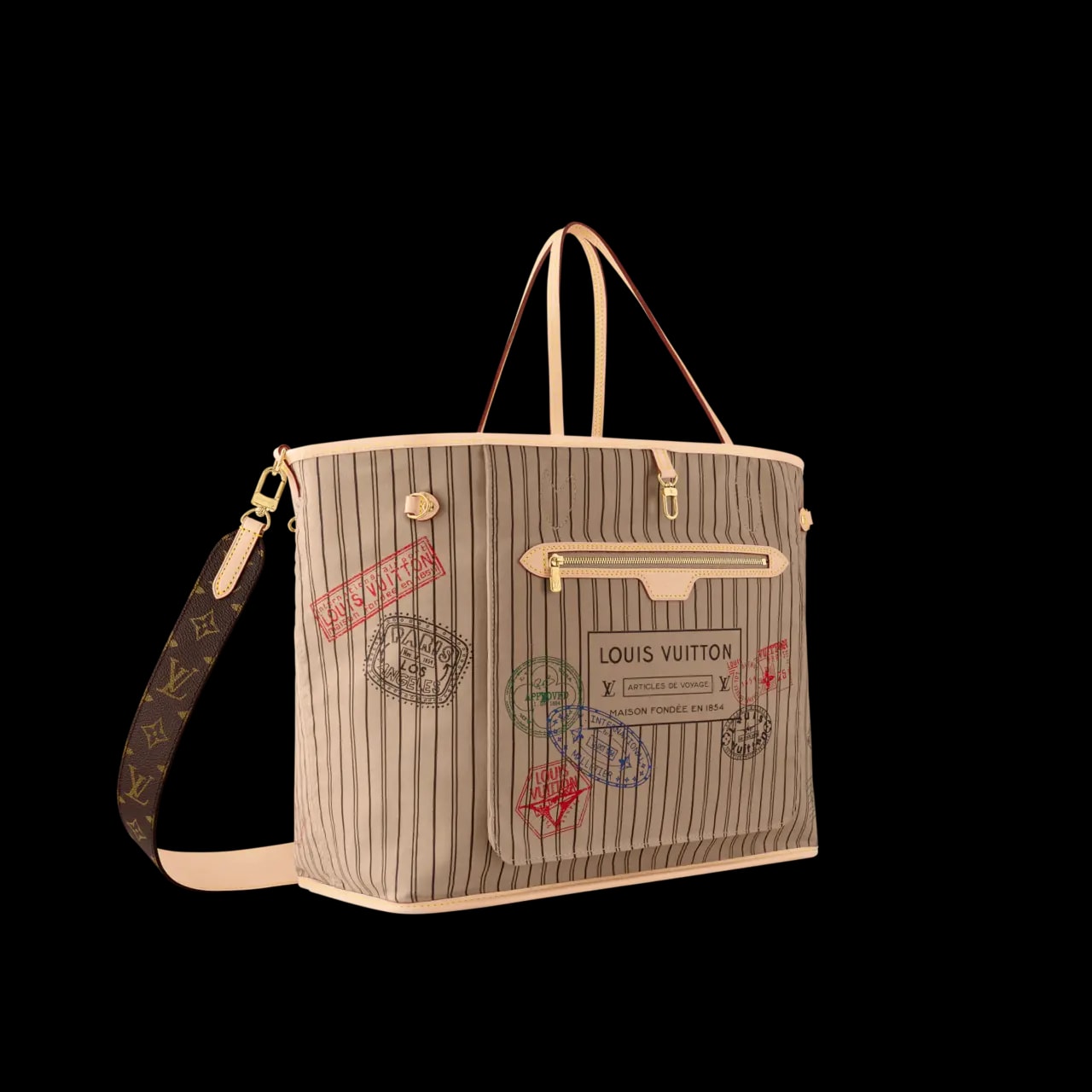 Túi Louis Vuitton Neverfull Inside Out 'Light Brown' M11948 — ảnh 2