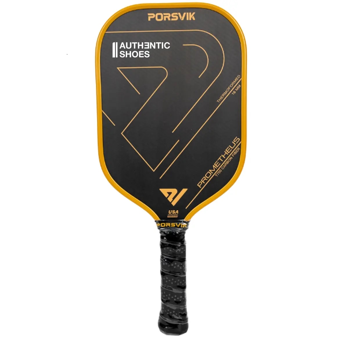Vợt Pickleball Porsvik Prometheus 'Yellow' — kich-thuoc: 16mm