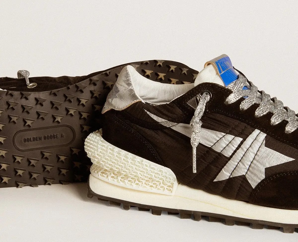 Giày Golden Goose Marathon 'Black' GWF00684-F005675-90179 — ảnh 4