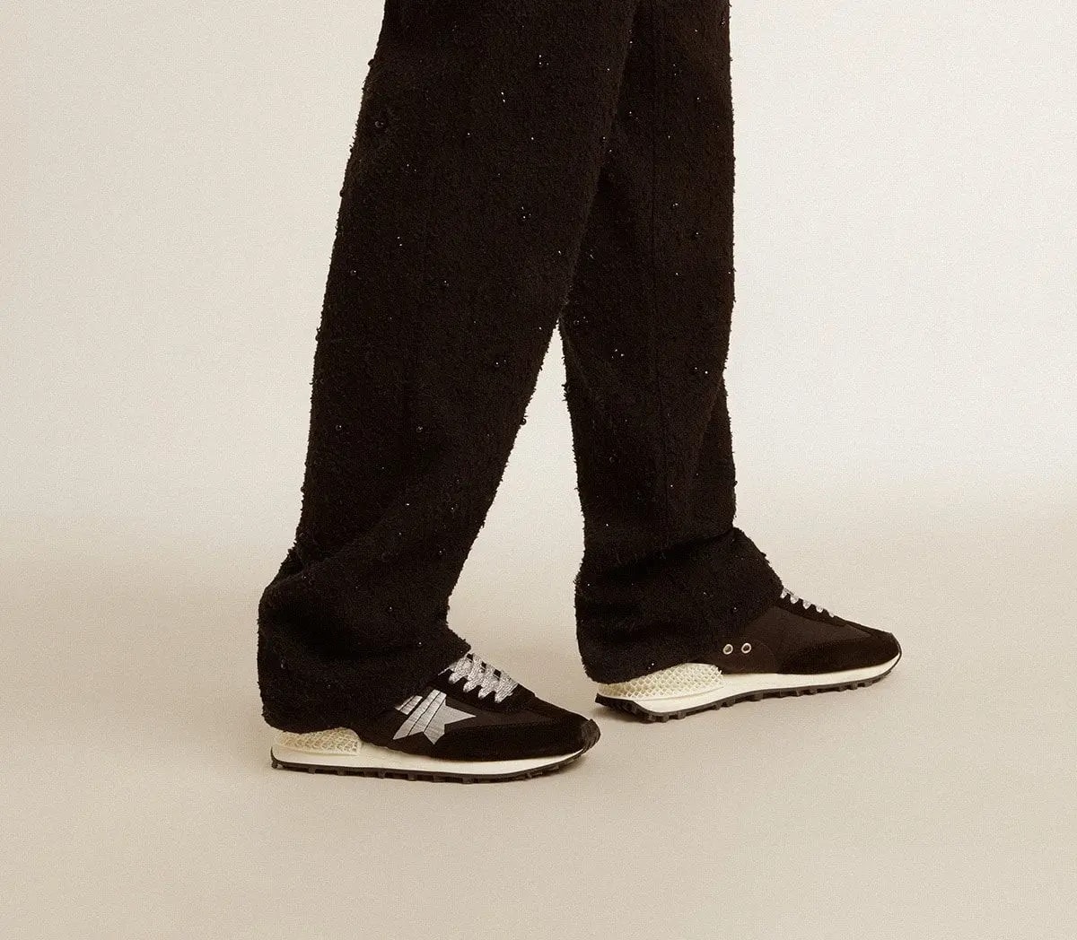 Giày Golden Goose Marathon 'Black' GWF00684-F005675-90179 — ảnh 2