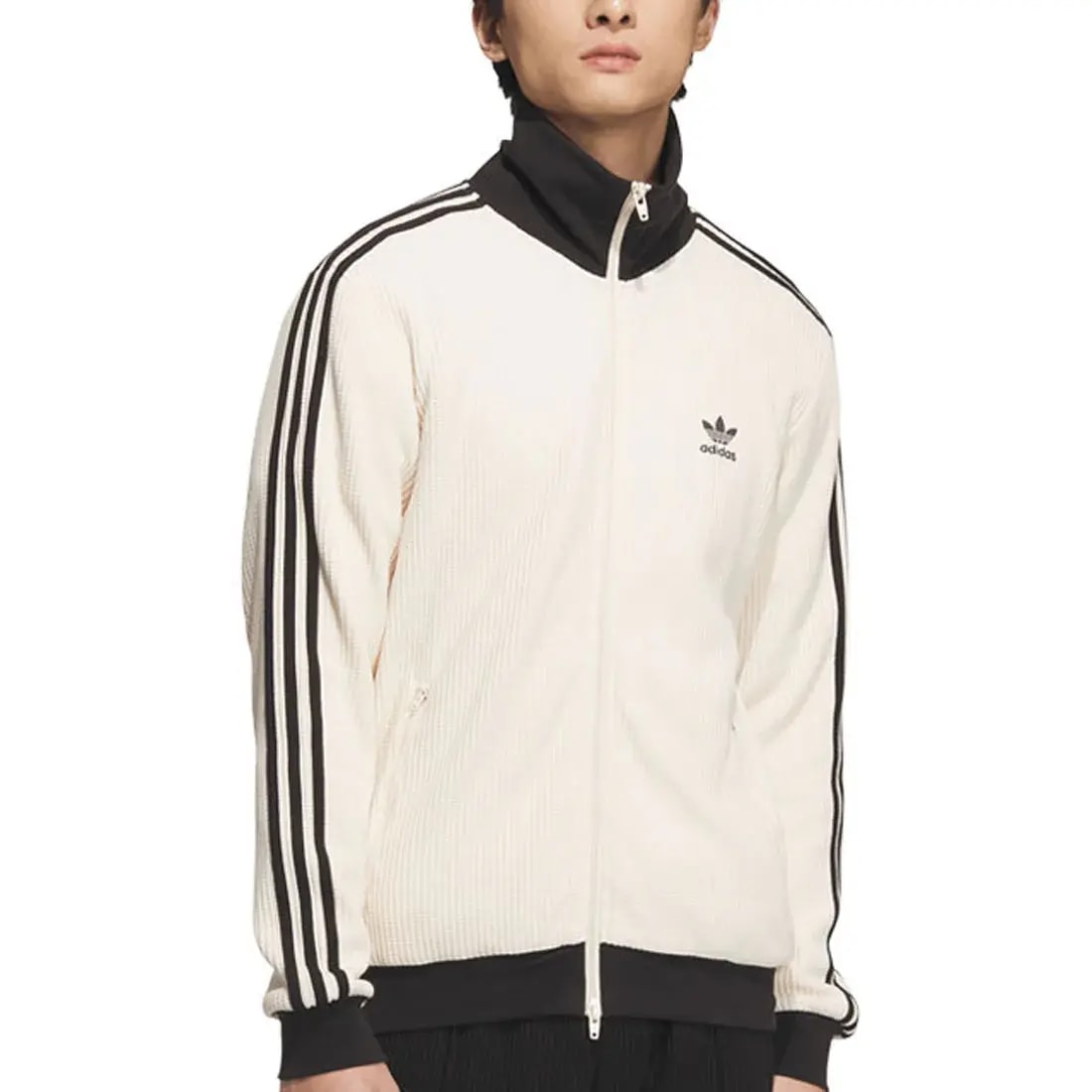 Áo Adidas Originals Waffle Jacket 'Beige' JW0109 — ảnh 4