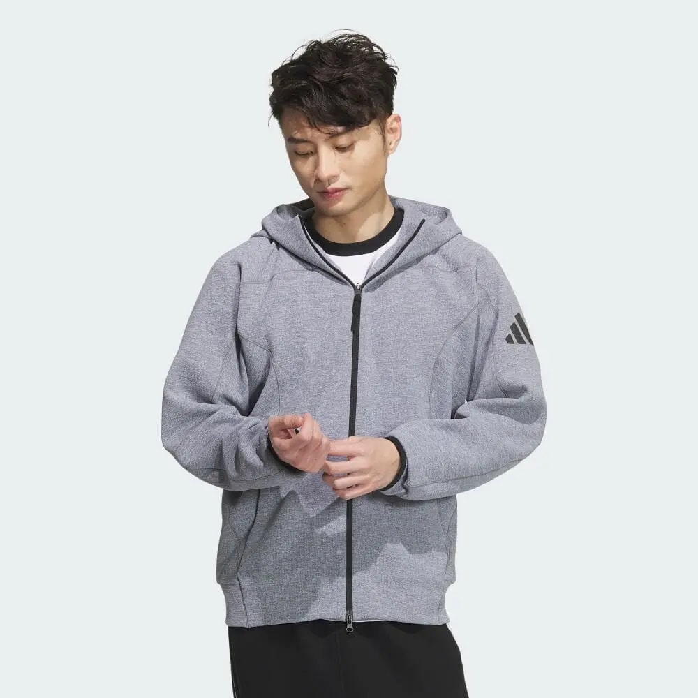 Áo Adidas ZNE Japan Full Zip Hoodie 'Grey' IX5655 — ảnh 5