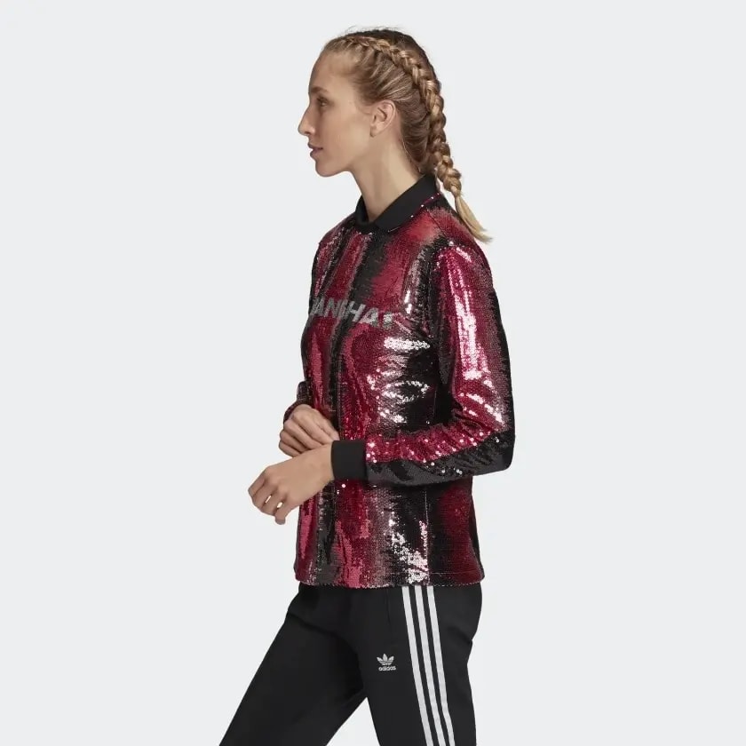 Áo Adidas Originals x Anna Isoniemi Jersey 'Black Pink' FM7299 — ảnh 3