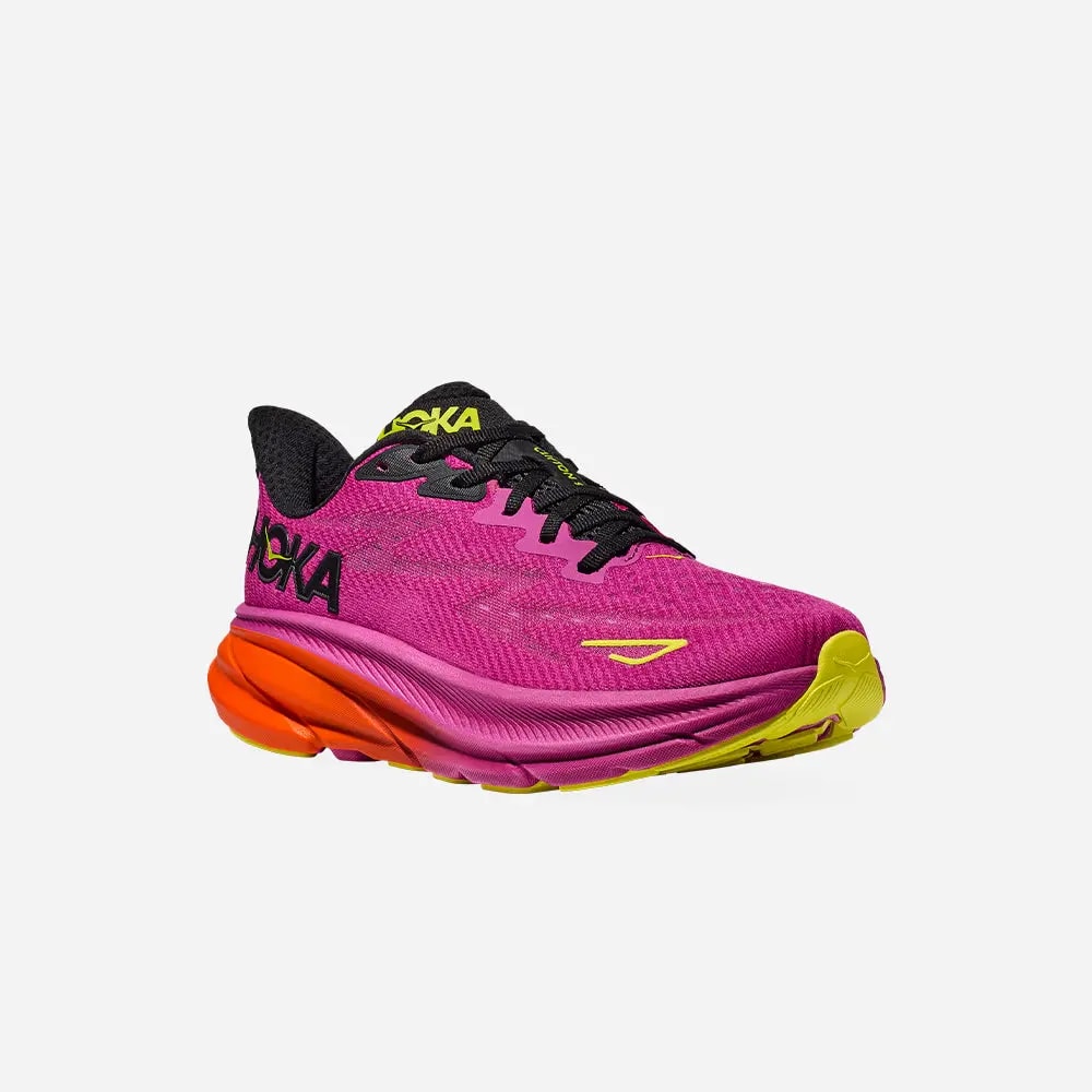 Giày Hoka One One Clifton 9 'Fuchsia Black' 1127895-FCK — ảnh 2