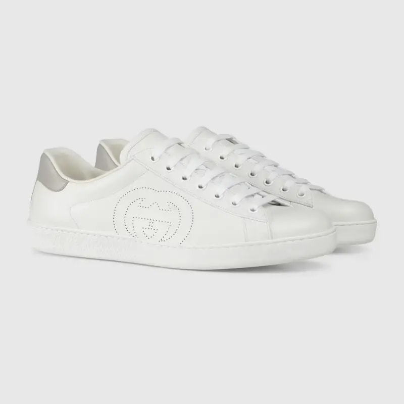 Giày  Gucci Ace G Leather 'White' 599147-AYO70-9094 — ảnh 3