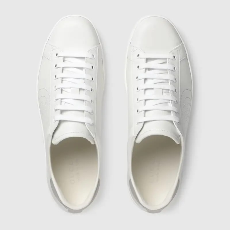 Giày  Gucci Ace G Leather 'White' 599147-AYO70-9094 — ảnh 4