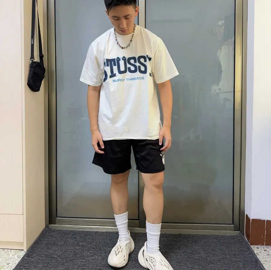 Áo Stussy Burly Threads 'White' 1905027 — ảnh 3