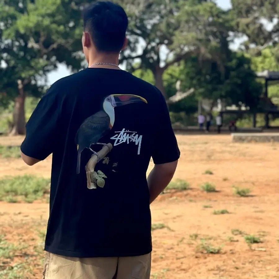 Áo Stussy Toucan 'Black' 1905069 — ảnh 2