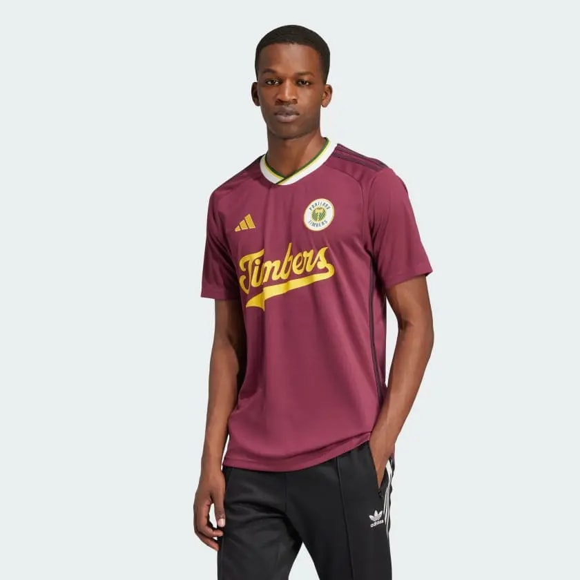 Áo Adidas Portland 24 Timbers Archive 'Burgundy' IN4288 — ảnh 3