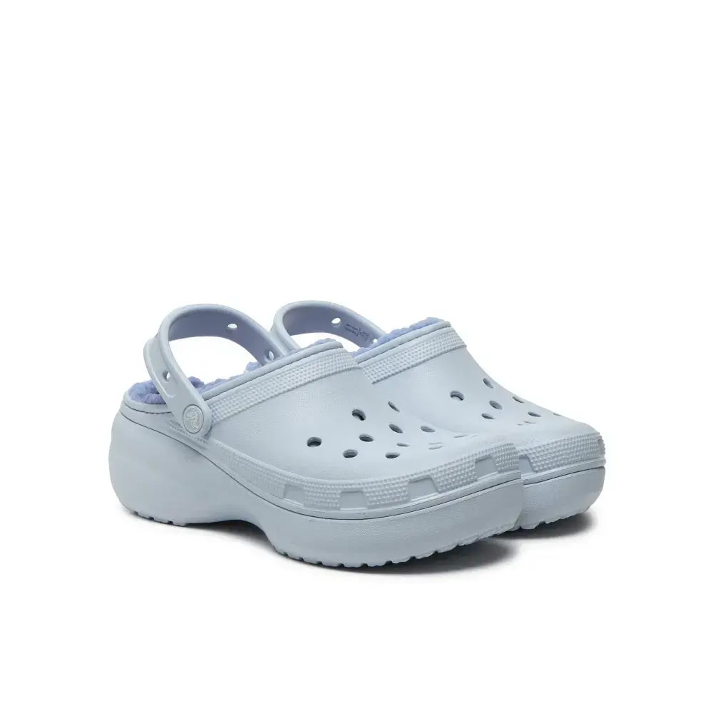 Dép Crocs Classic Platform Lined 'Blau' 207938-5AF — ảnh 3