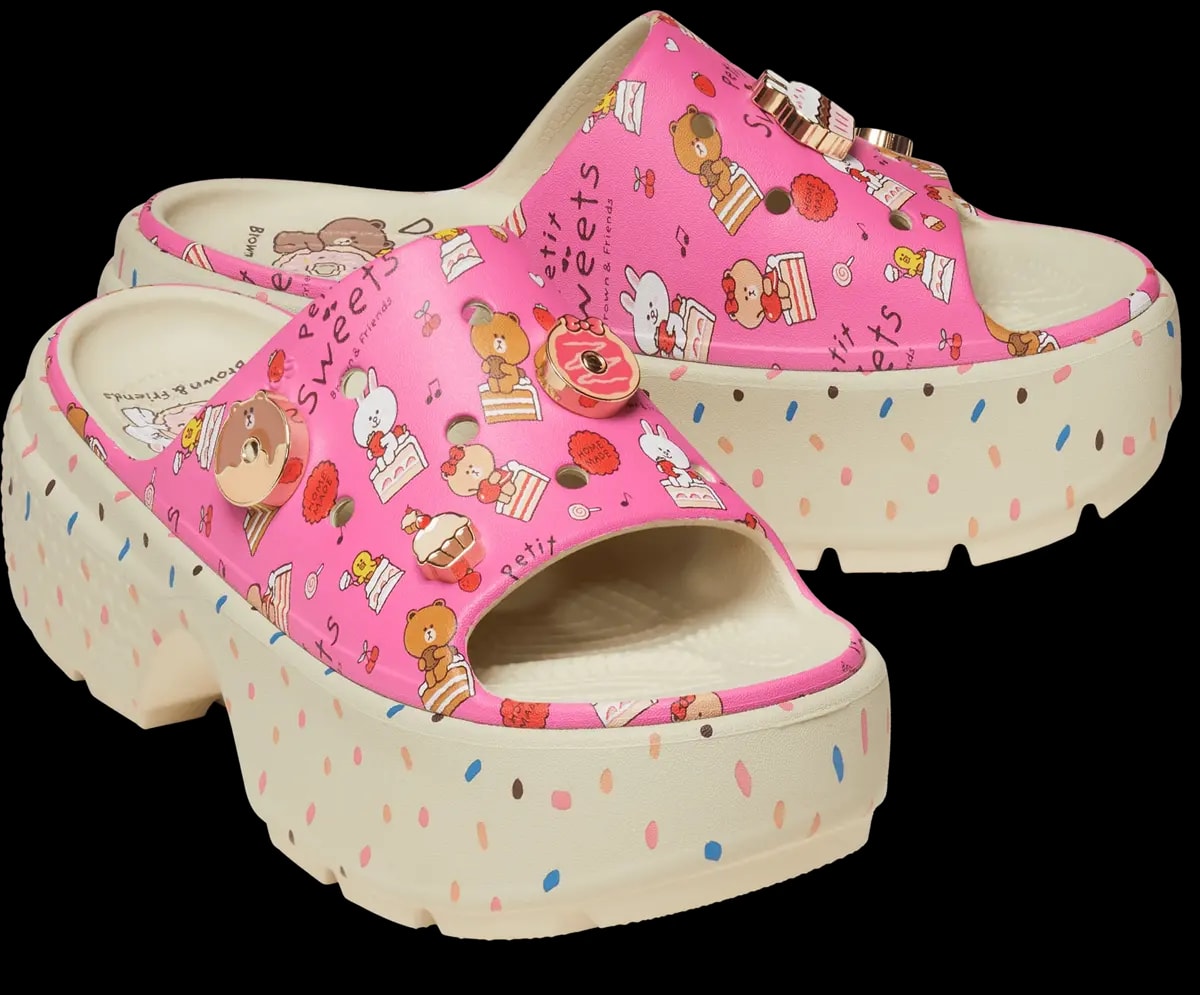 Dép Crocs Stomp Slide x Line Friends 'Petit Sweets' 209828-2Y2 — ảnh 5