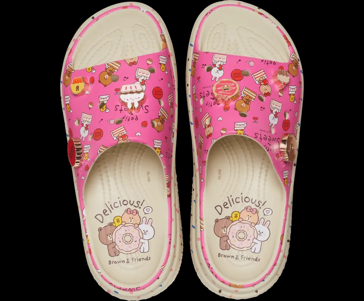 Dép Crocs Stomp Slide x Line Friends 'Petit Sweets' 209828-2Y2 — ảnh 4