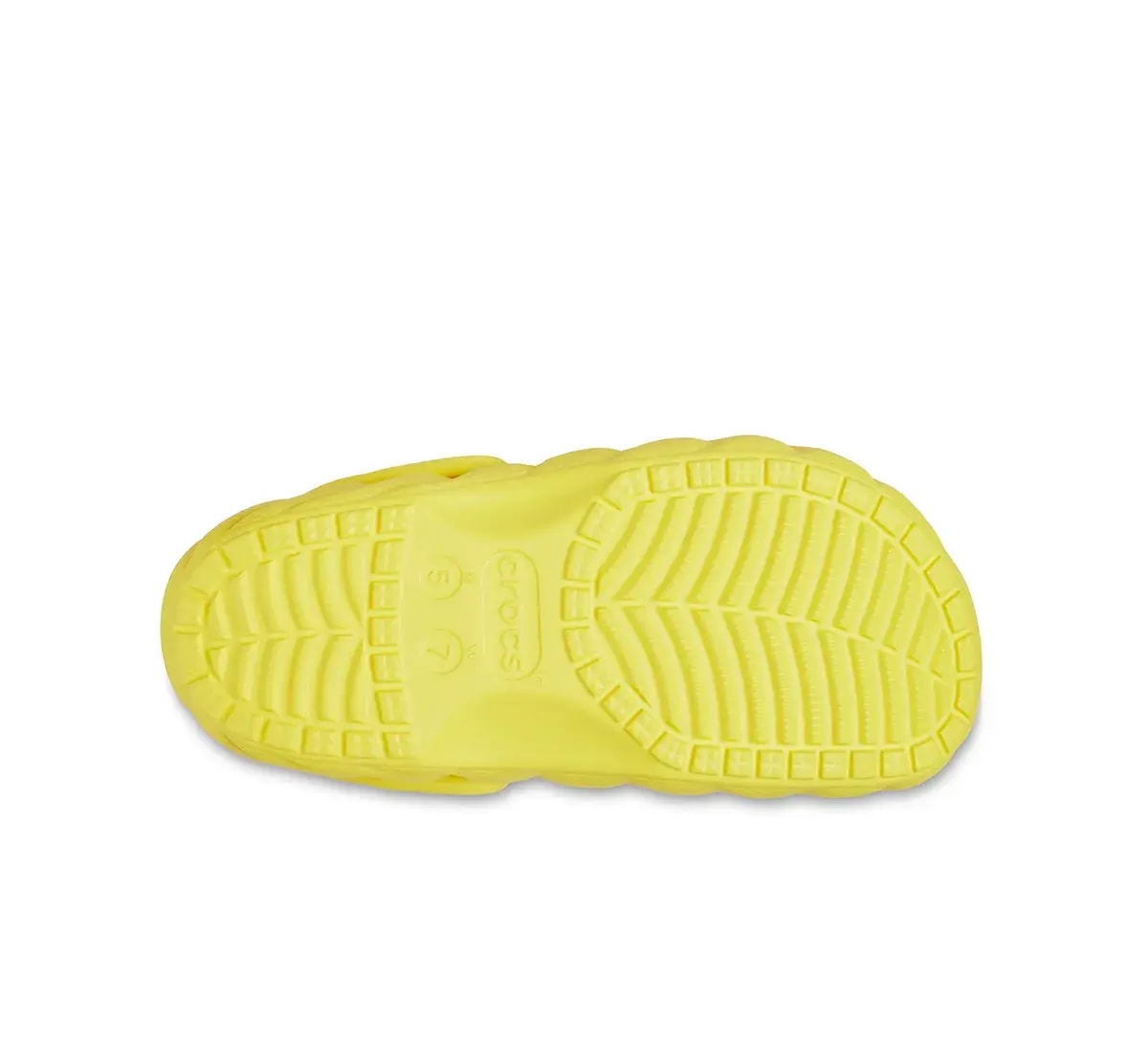 Dép Crocs Classic Lined Overpuff Clog 'Cyber Yellow' 210059-77J — ảnh 3